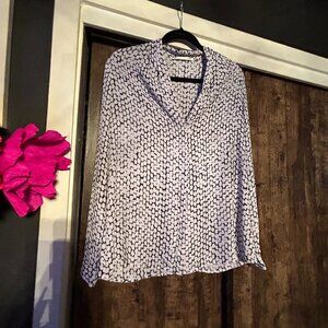 Violet & Claire Polka Dot Blouse Medium